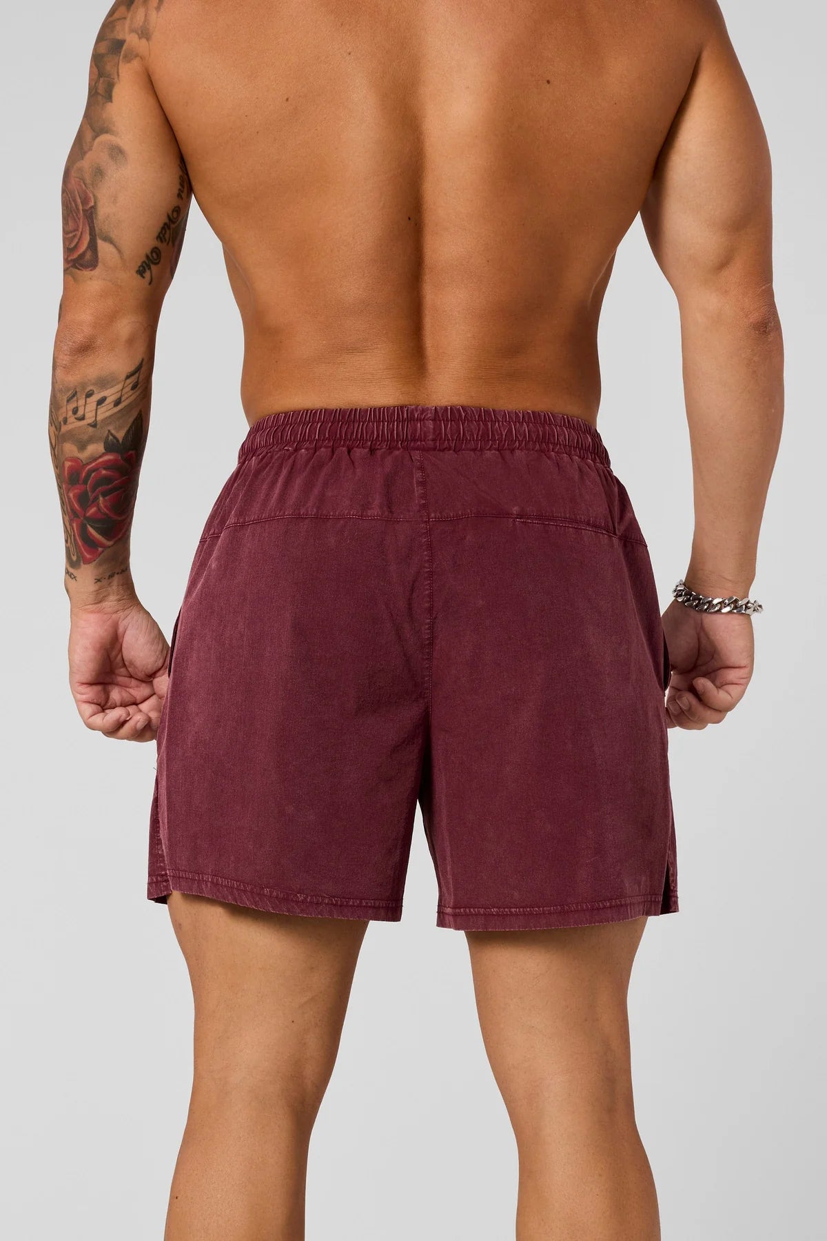 WASHED FITNESS SHORTS