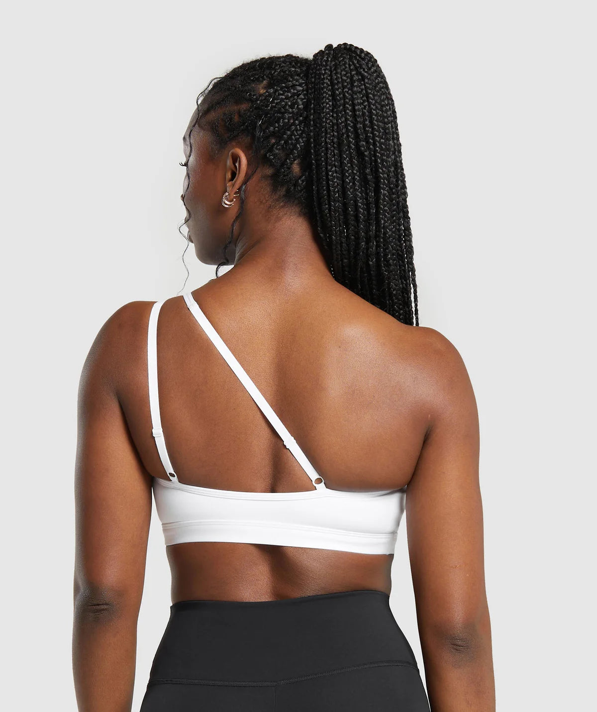 One shoulder sport bra