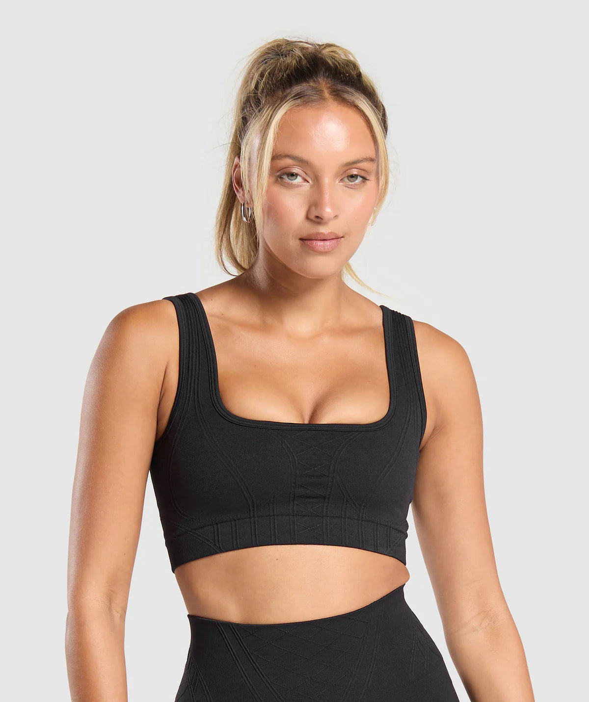 Corset seamless sports bra