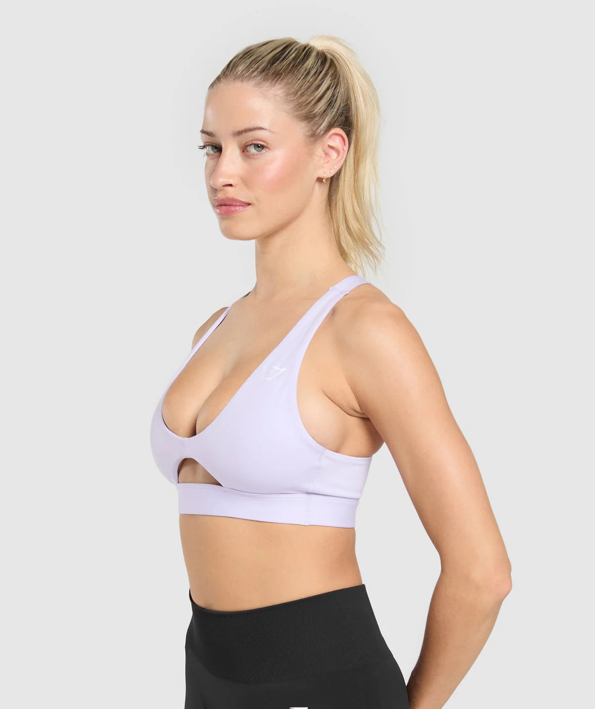 Peek a boo sport bra