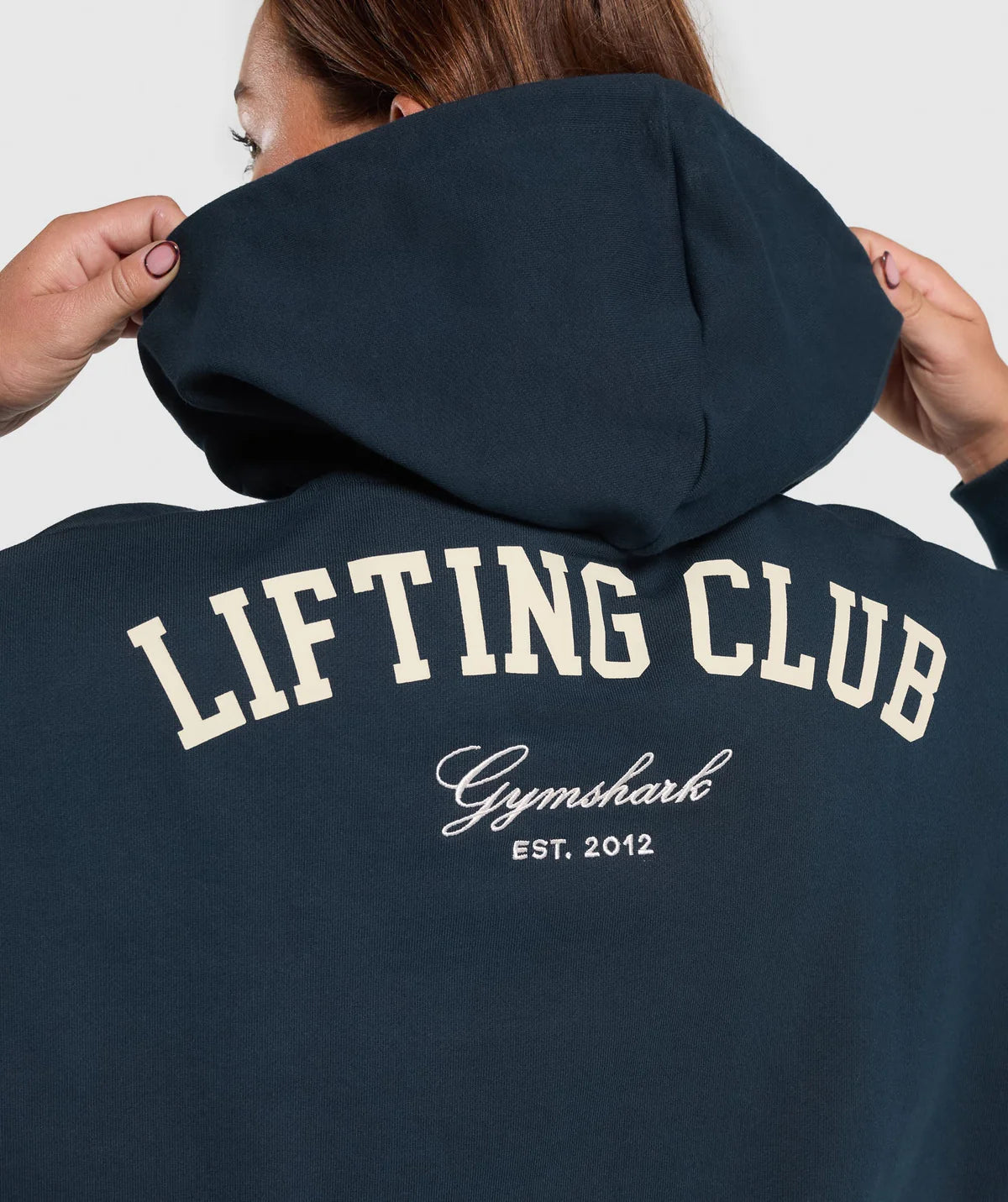 Lifting club cropped zip up