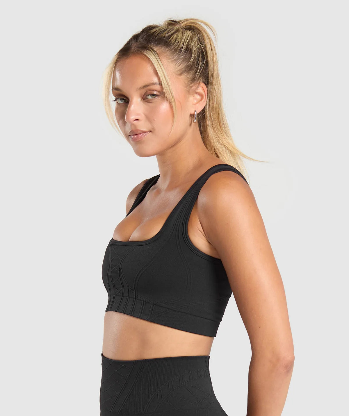 Corset seamless sports bra