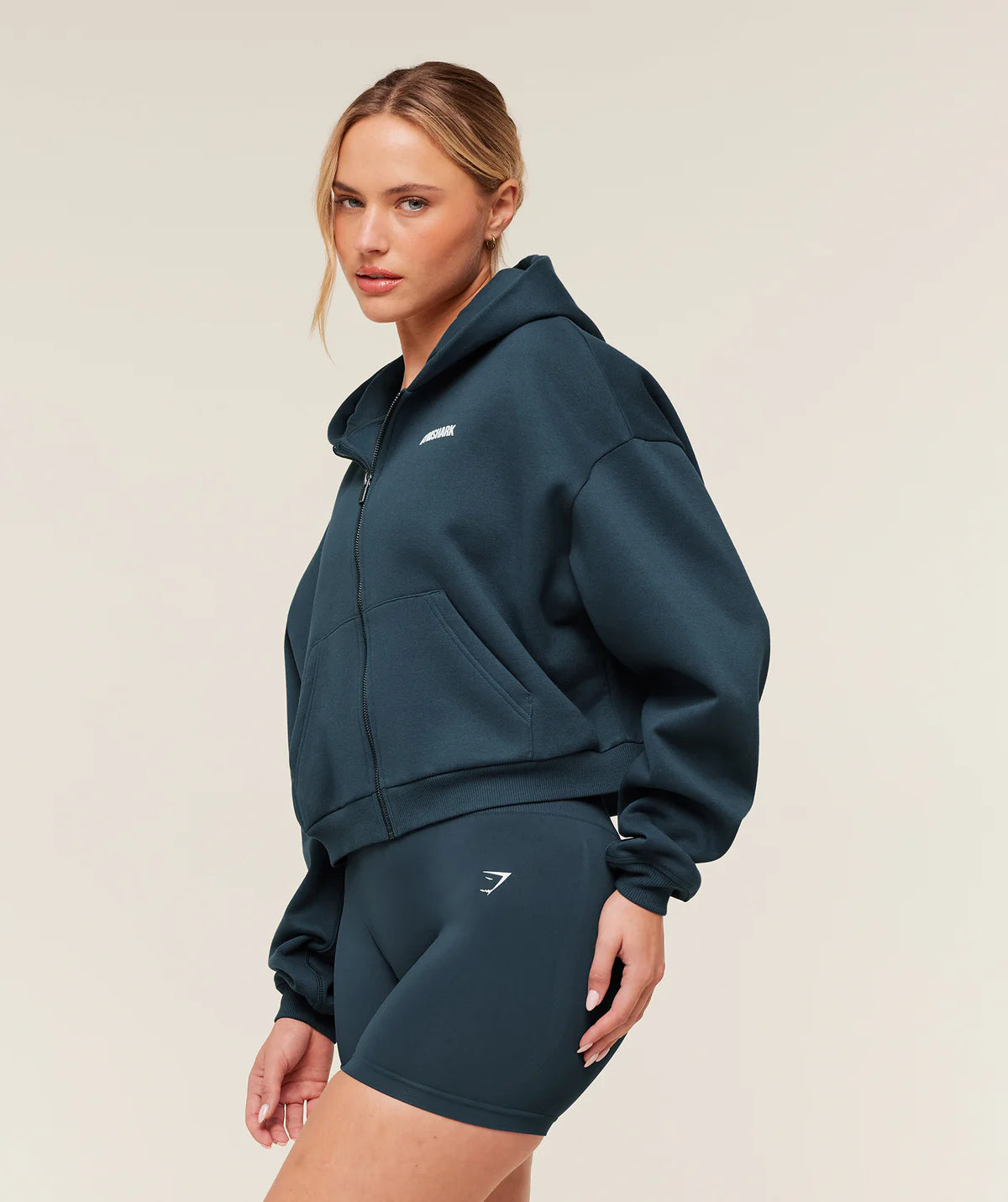 COSY LUXE ZIP THROUGH HOODIE