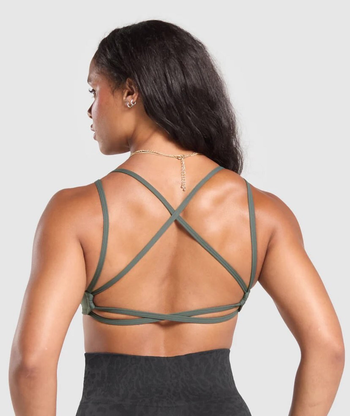 Back gains sport bra