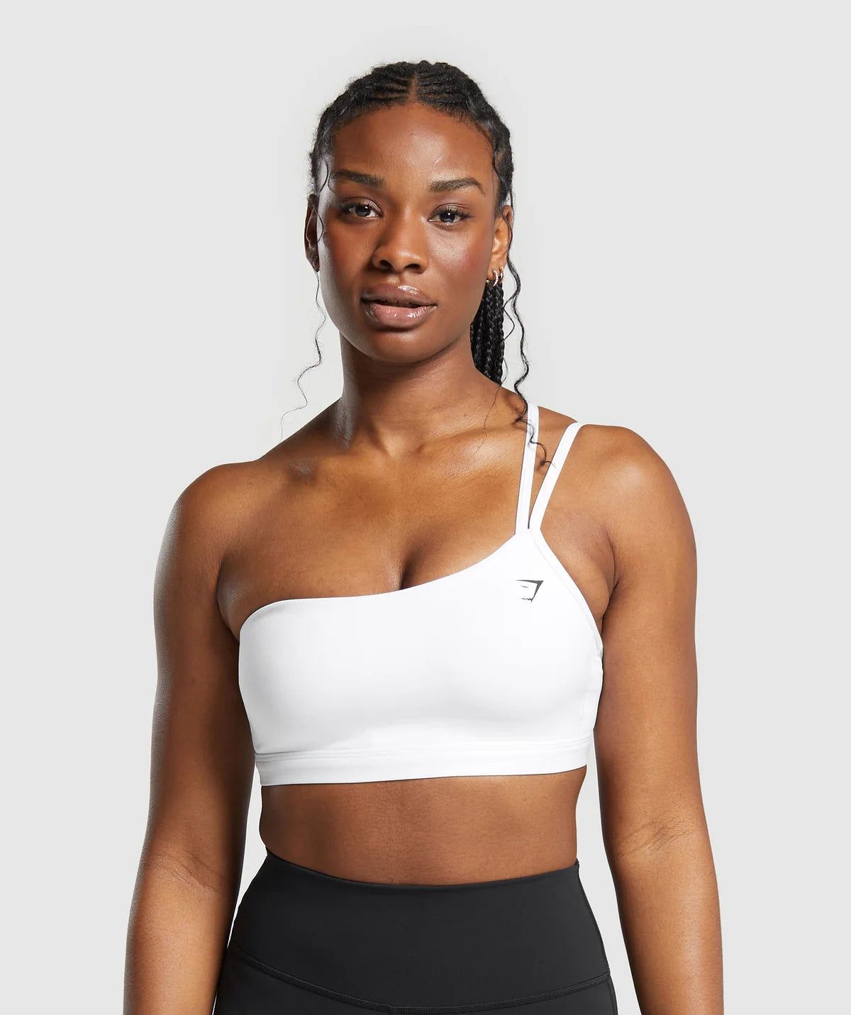 One shoulder sport bra