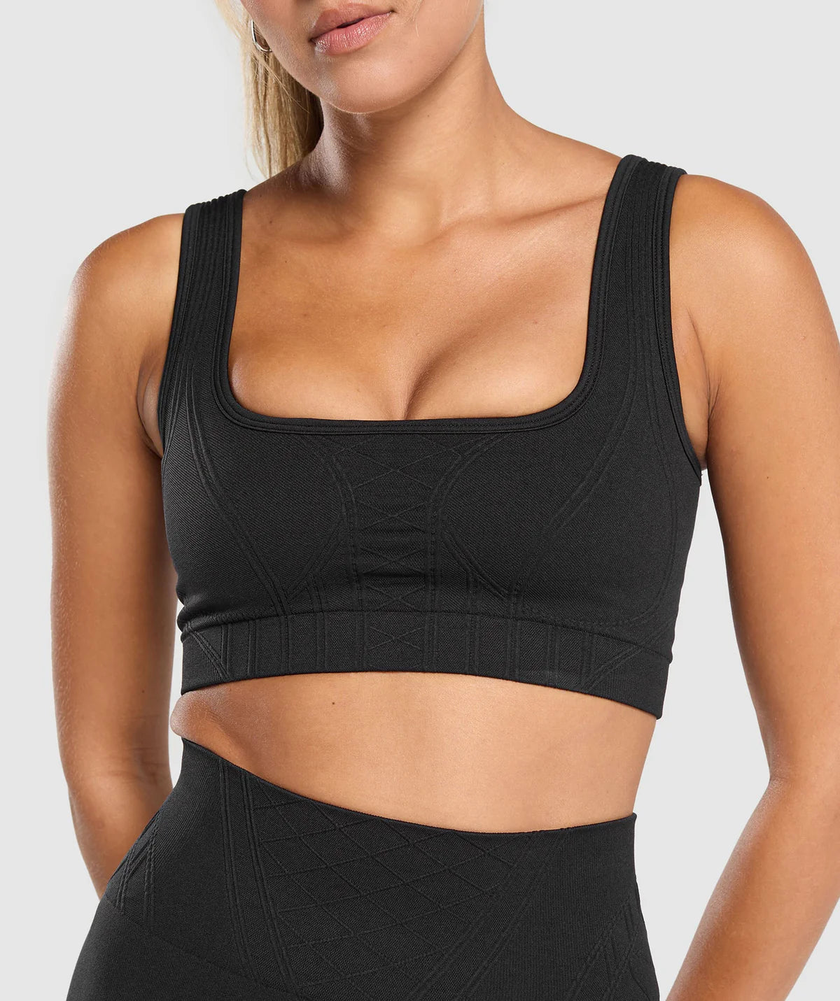 Corset seamless sports bra