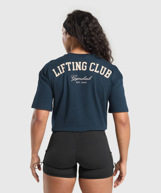 Lifting club oversized t-shirt