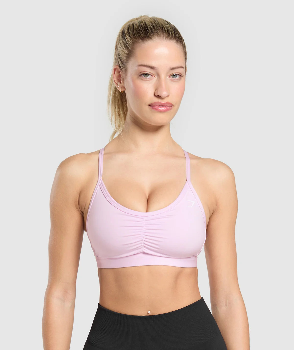 Ruched sport bra