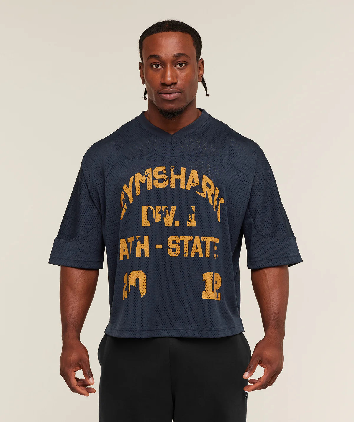 GRAPHIC MESH OVERSIZED T-SHIRT