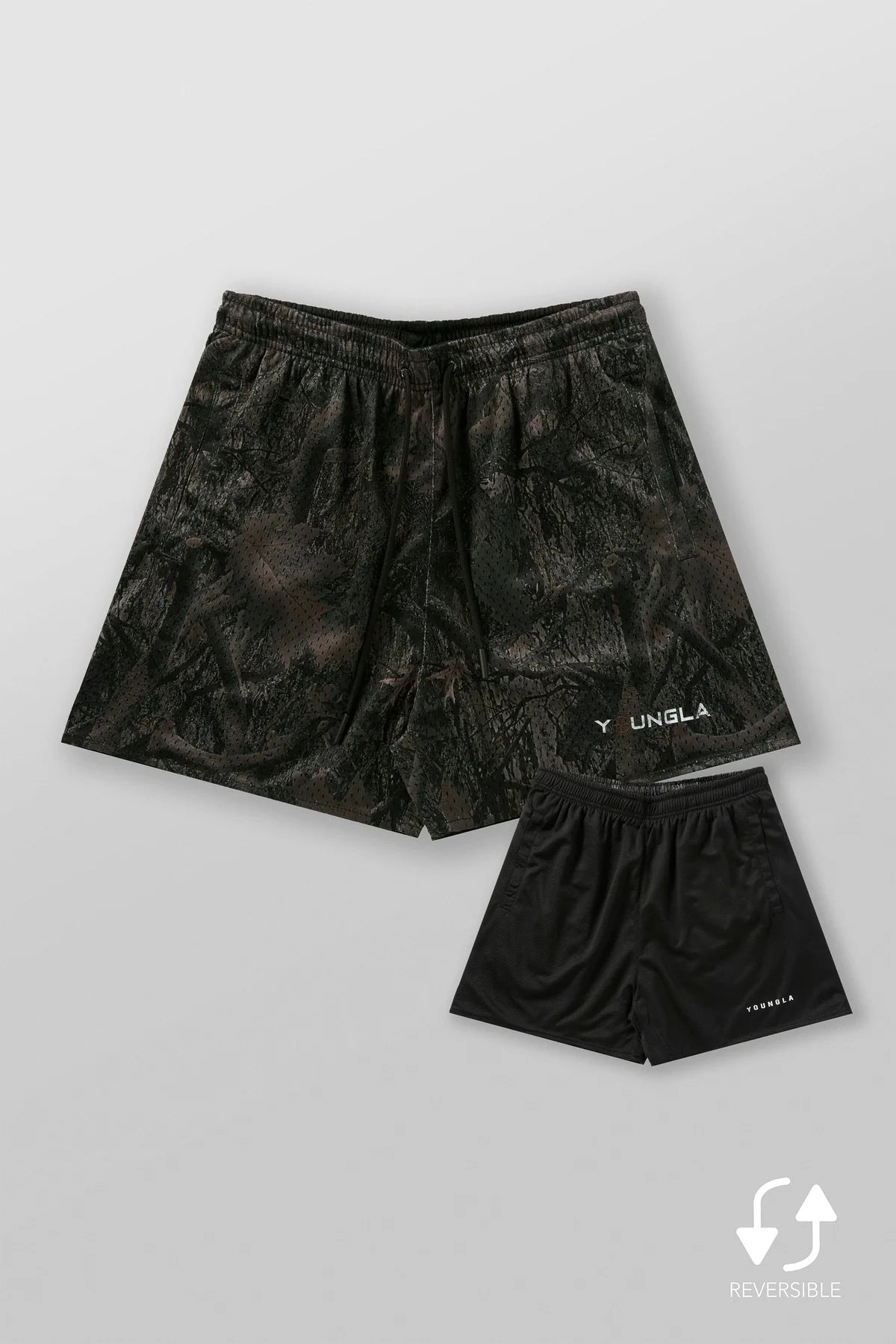 Tree camo mesh short