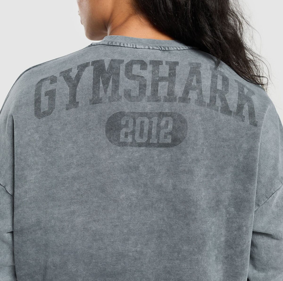Collegiate shadow washed midi sweatshirt