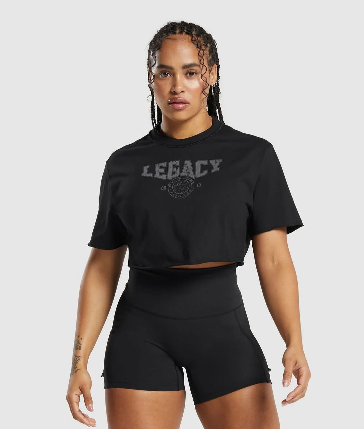 Legacy graphic crop top
