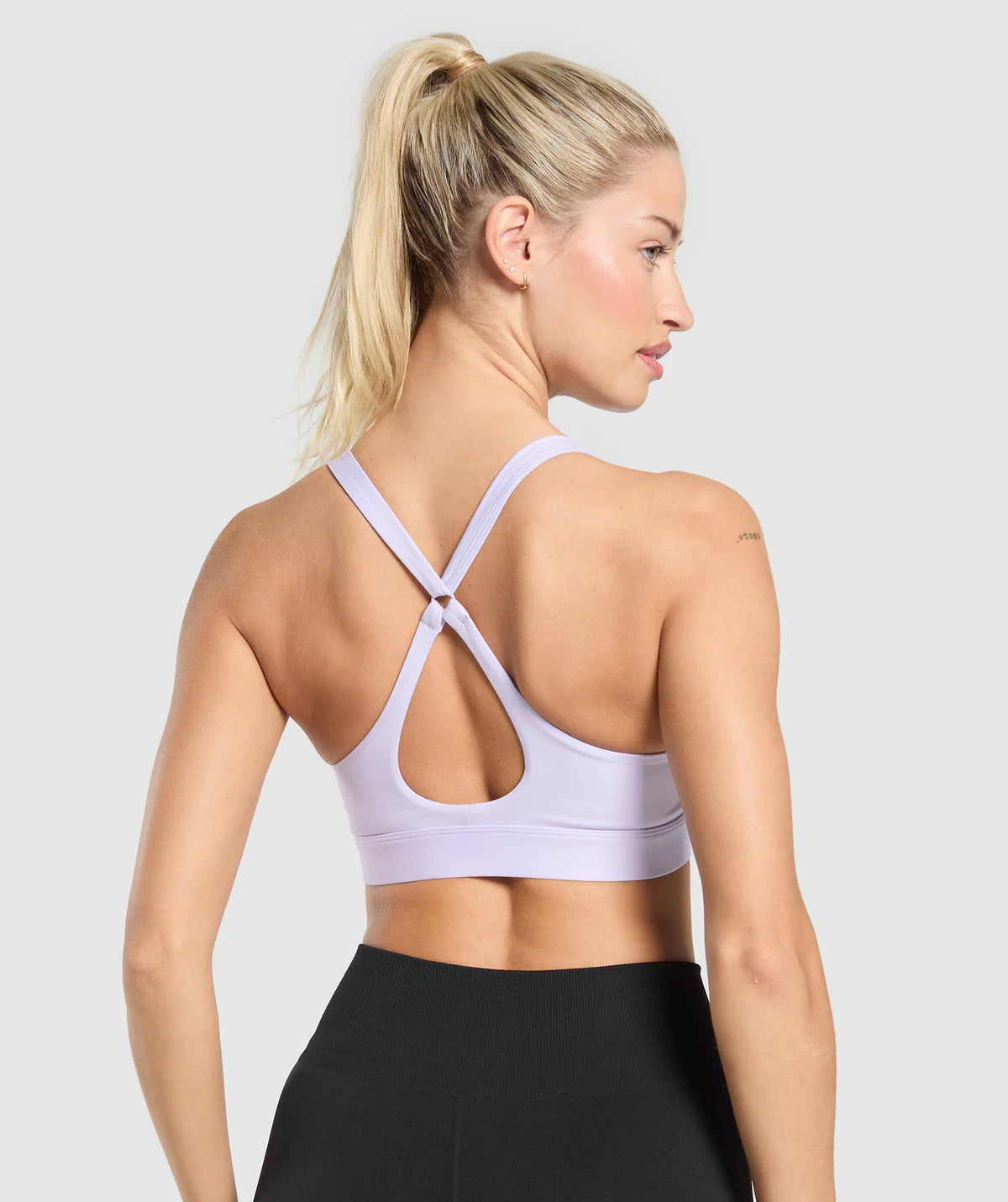 Peek a boo sport bra