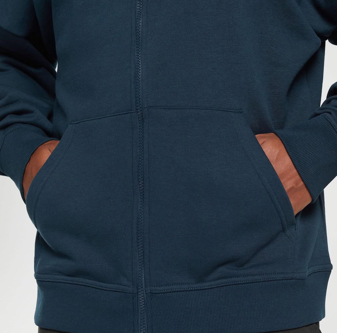 Essential oversized zip up