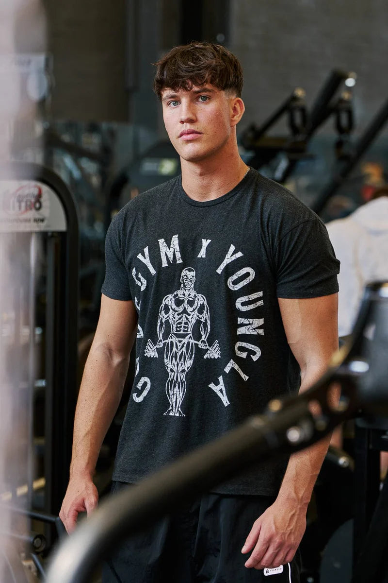 GOLD'S GYM HEATHER TEES 4206
