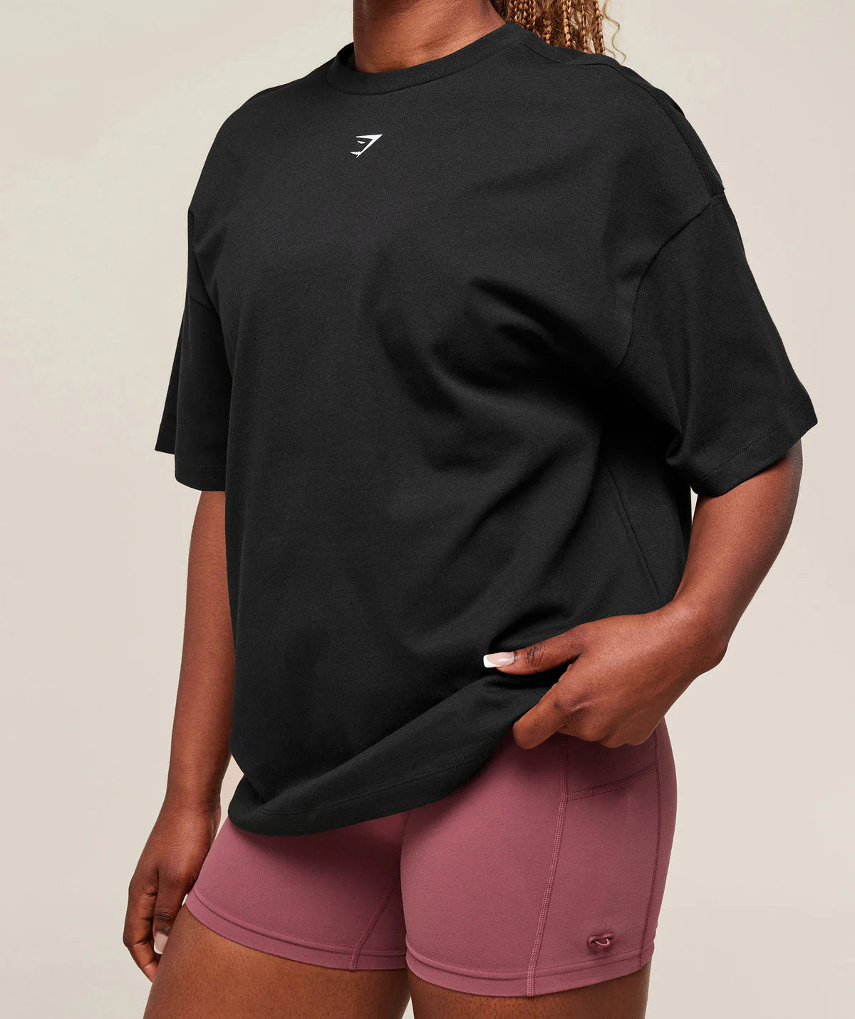 Forget by iron graphic oversized t-shirt