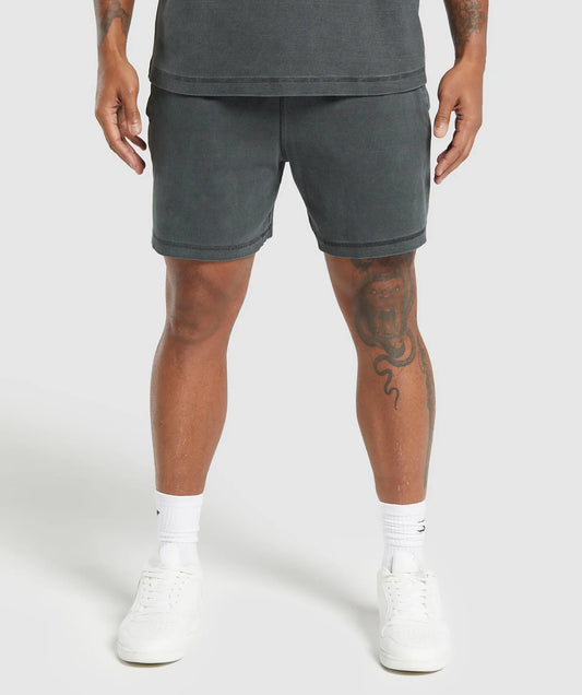 Heavyweight ribbed short
