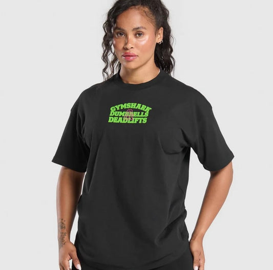 Dumbbells and deadlift t-shirt