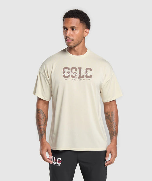 Script graphic t-shirt