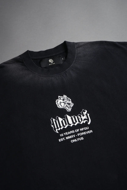 10 YEARS OF NFGU GRUNGE CUT-OFF TEE