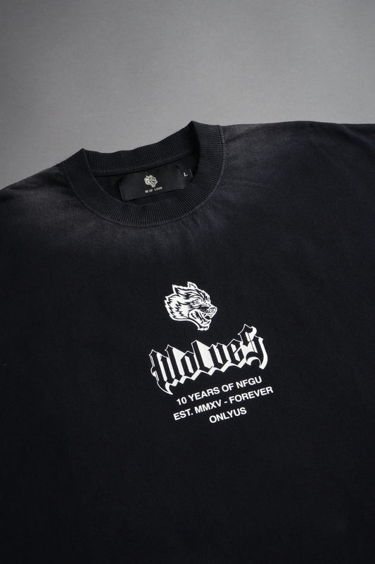 10 YEARS OF NFGU GRUNGE CUT-OFF TEE