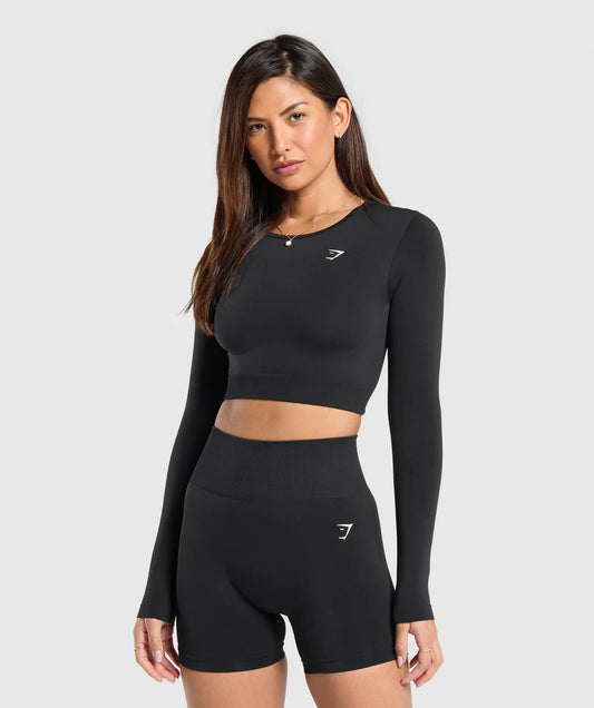 Everyday seamless long sleeve crop top