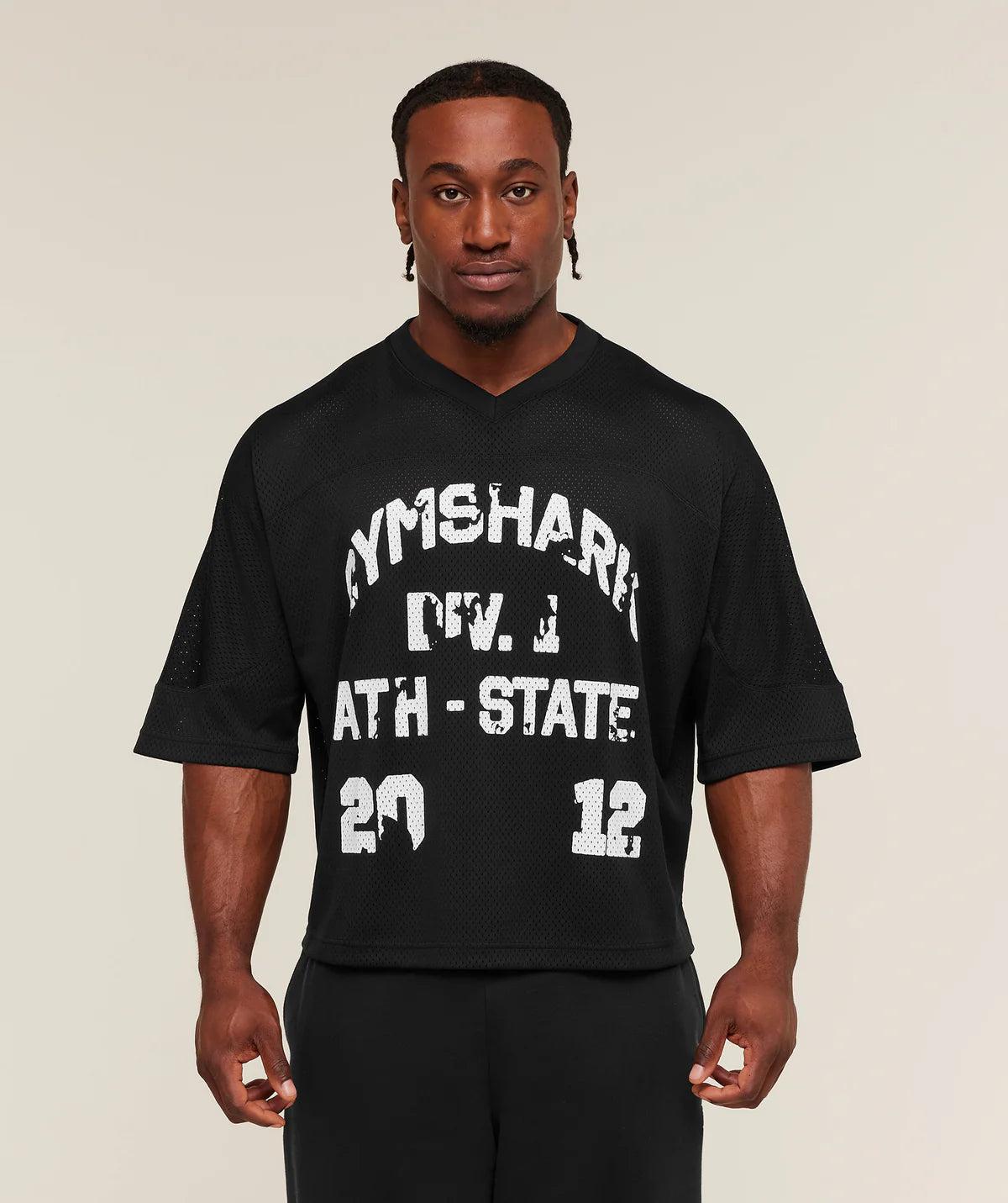 GRAPHIC MESH OVERSIZED T-SHIRT