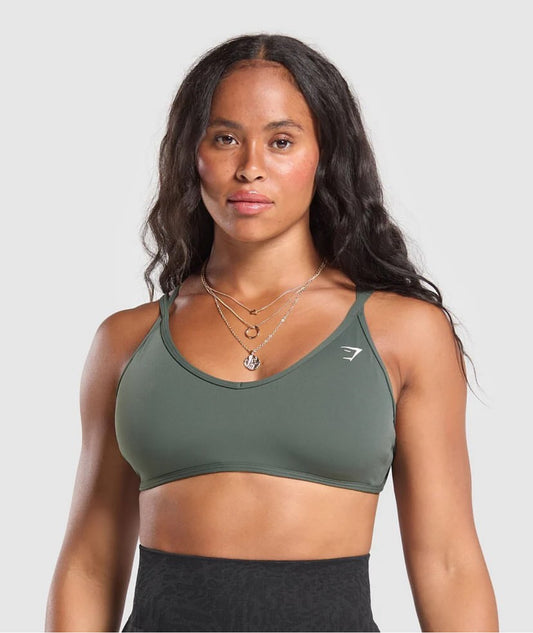 Back gains sport bra