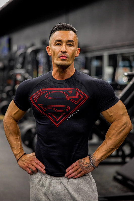 SUPERMAN COMPRESSION TEES 4117