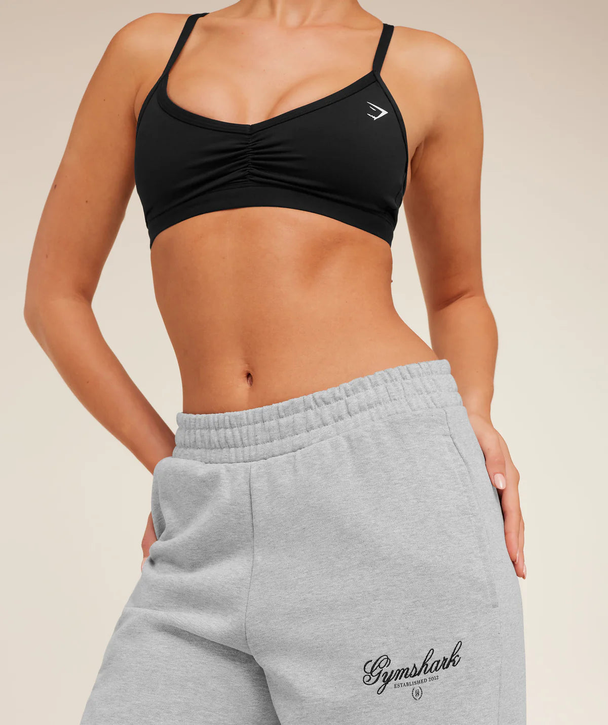 SCRIPT EMBROIDERY JOGGERS