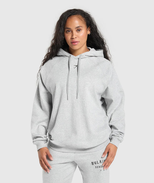 Bulking season brushed hoodie