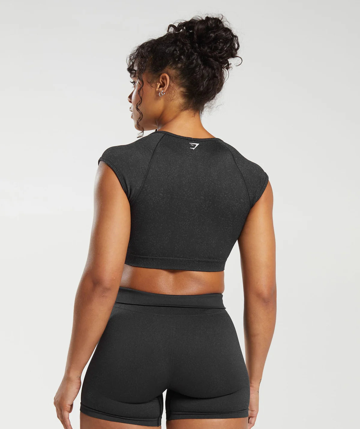 Adapt fleck seamless crop top