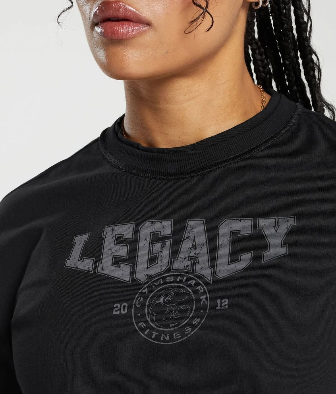 Legacy graphic crop top
