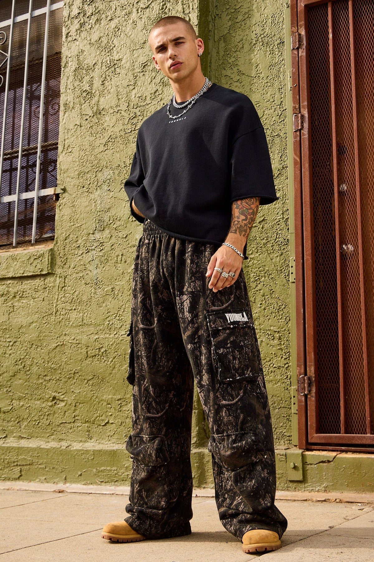 HERITAGE CAMO CARGO SWEATS 2033