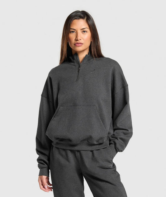 Rest day sweats 1/2 zip up pullover