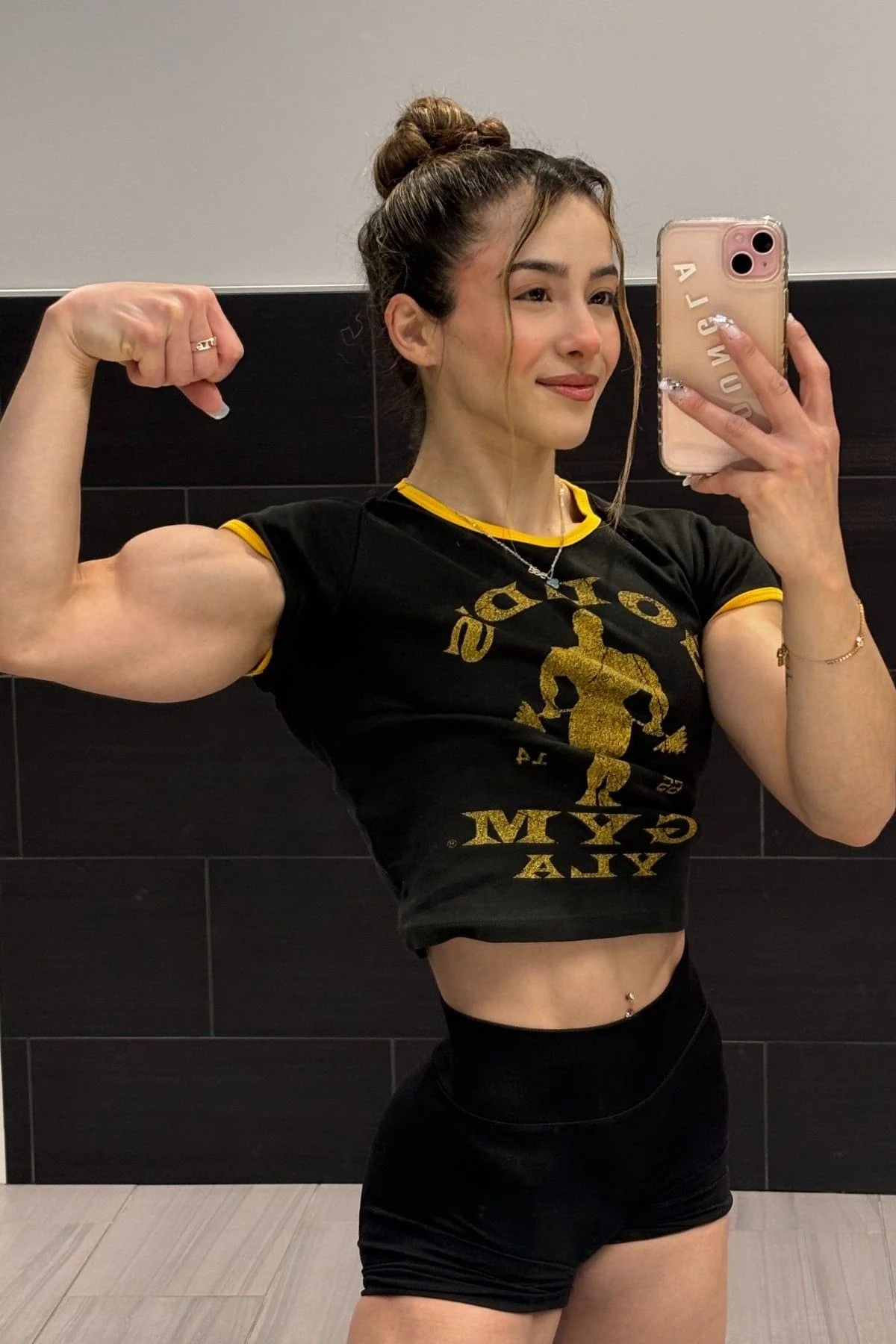 Gold’s gym classic baby tee