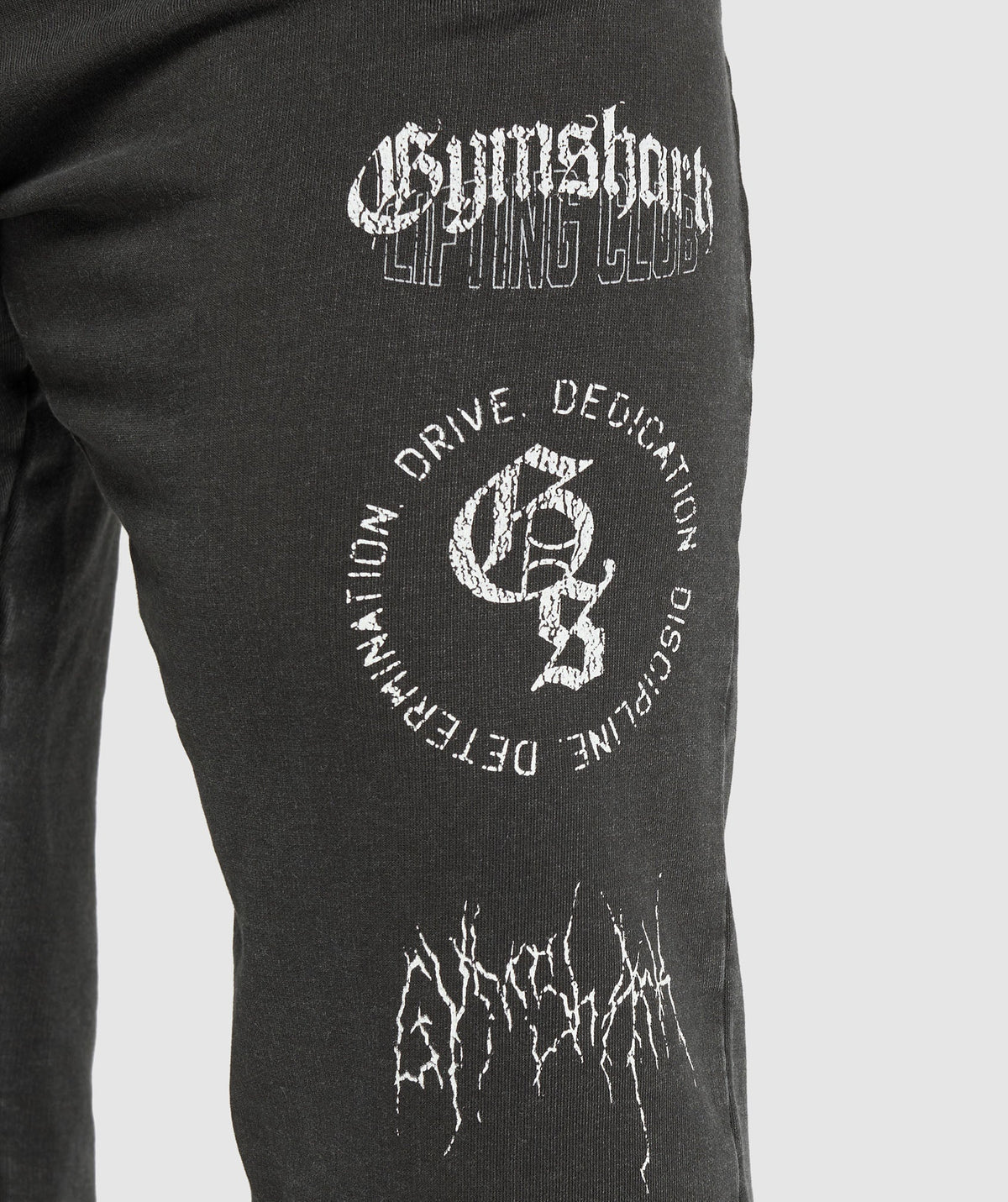 DISTRESSED GRAPHIC JOGGERS