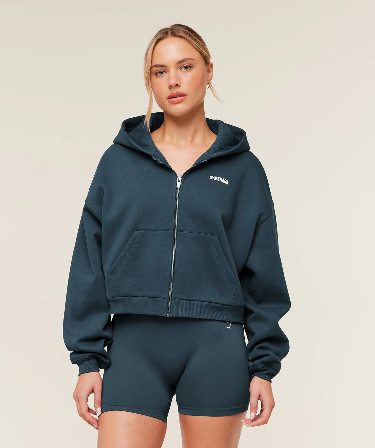 COSY LUXE ZIP THROUGH HOODIE