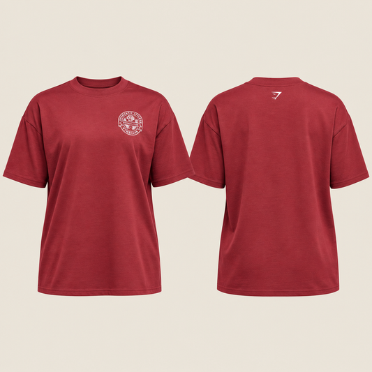 STRENGTH AND FITNESS CREST GRAPHIC T-SHIRT