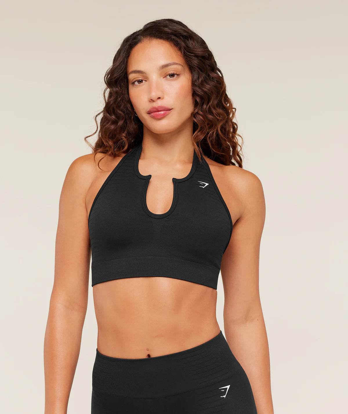 STEEL SEAMLESS HALTER NECK BRA