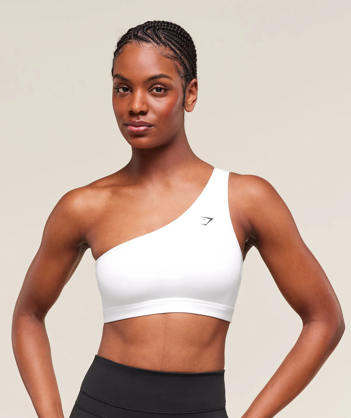 Asymmetric sports bra