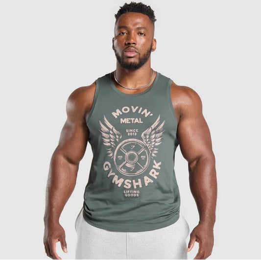 Movin’ metal graphic tank