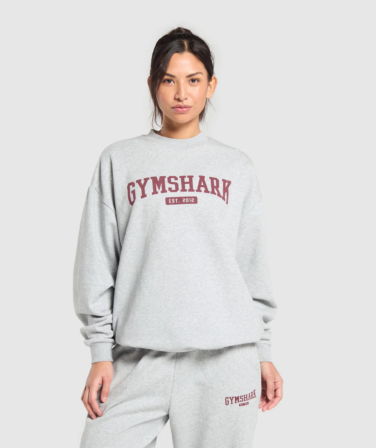 Collegiate lifestyle oversized sweatshirt