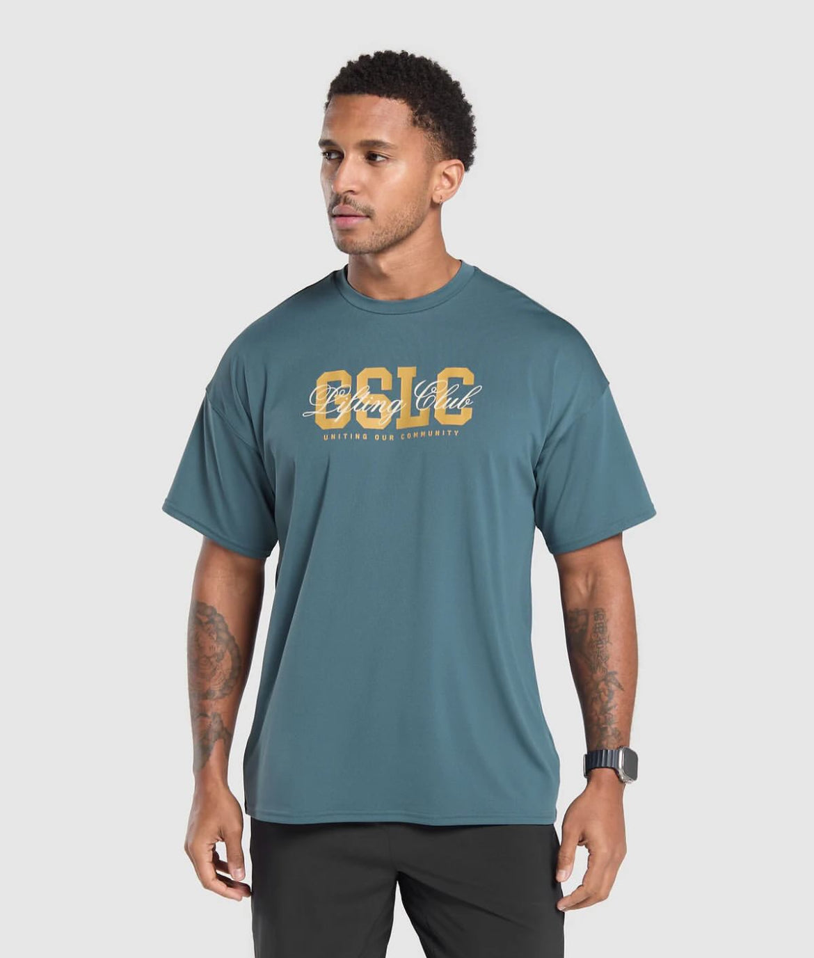 Script graphic t-shirt