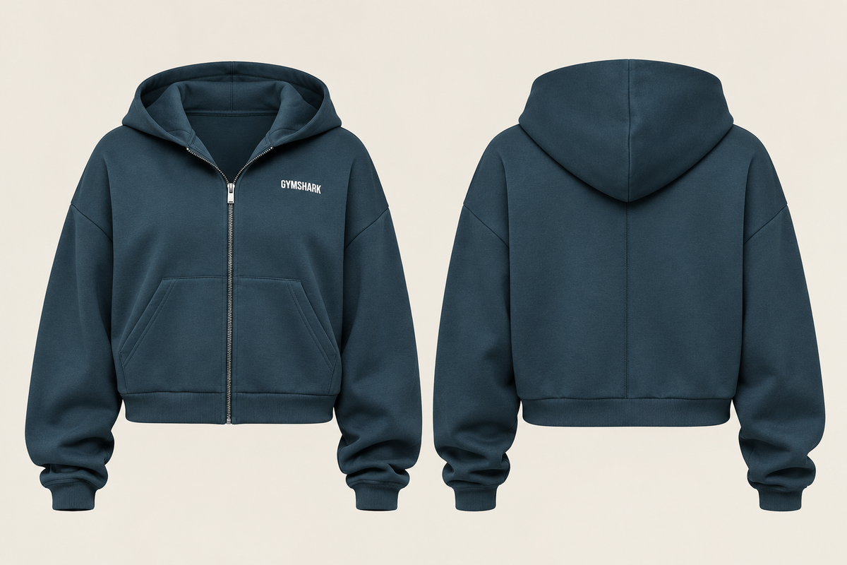 COSY LUXE ZIP THROUGH HOODIE
